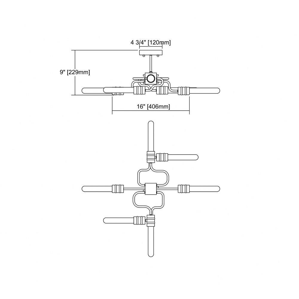 Bailey Street Home - 2499-BEL-2119198 - Sputnik Style Ceiling Light ...