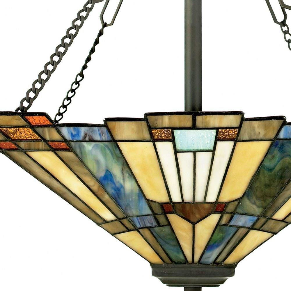 Bailey Street Home - 71-BEL-619942 - 3 Light Tiffany Bowl Bailey Street Home - 71-BEL-619942 - 3 Light Tiffany Bowl