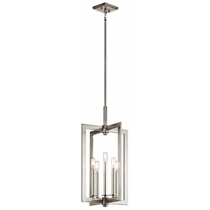 Kichler Cullen 5-Light Classic Pewter Modern/Contemporary Geometric Medium Hanging Pendant Light