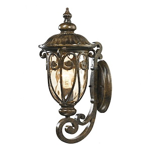Bailey Street Home 2499 BEL 1664845 French Country One Light Outdoor Wall Lantern Urn Shaped Porch Light