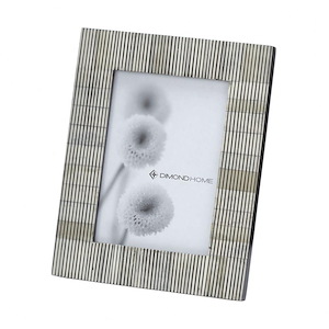 L'Objet White Ripple 4 x 6 Photo Frame - Frames