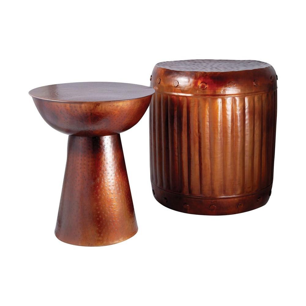 Bailey Street Home 2499 BEL 4229521 Copper Table And Drum