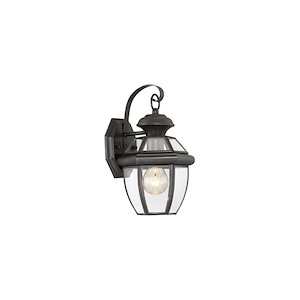 Lawrence 1-Light Black Classic Outdoor Lamp Post with Clear Beveled Glass Shade Lawrence 1-Light Black Classic Outdoor Lamp Post with Clear Beveled Glass Shade
