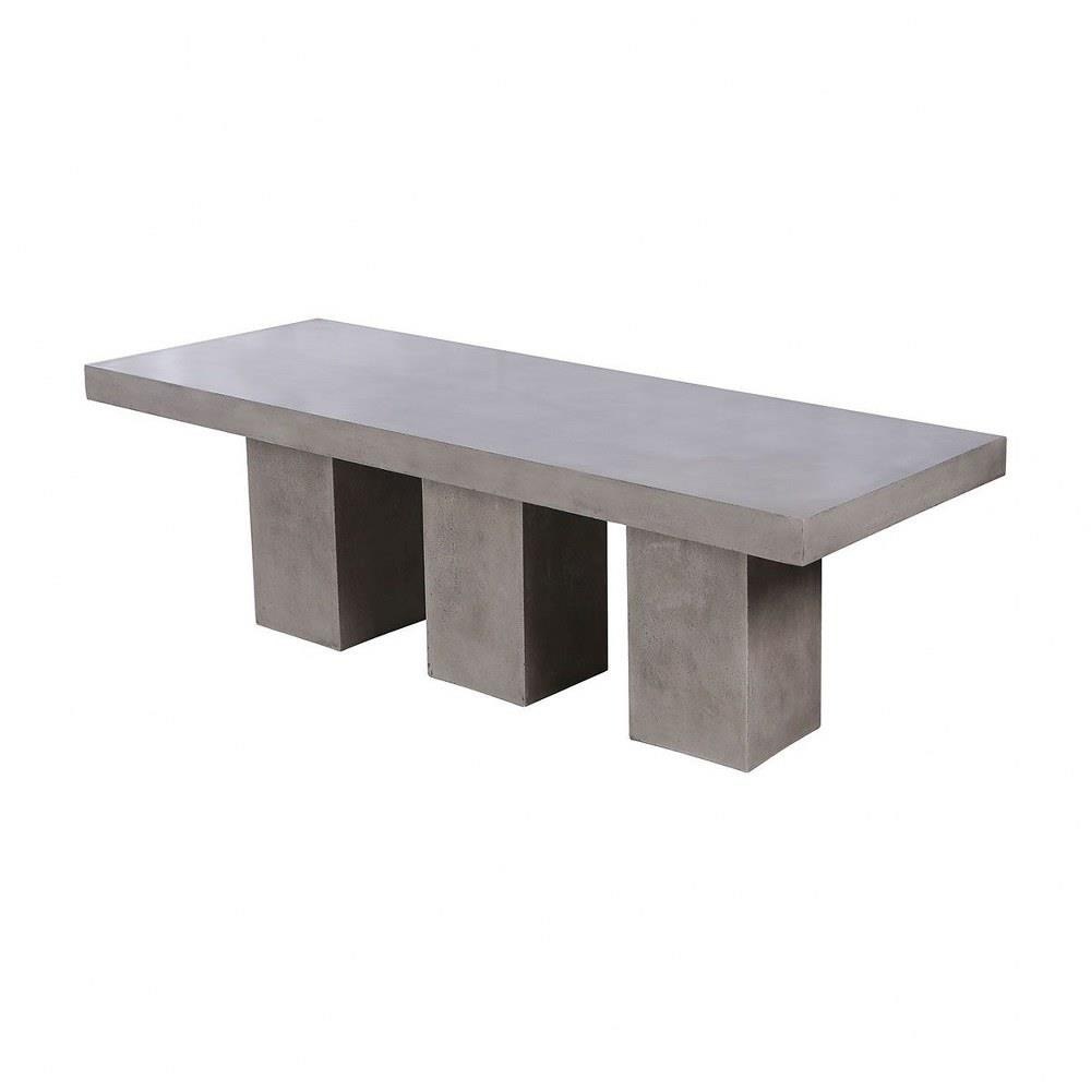 Concrete dining bench hot sale