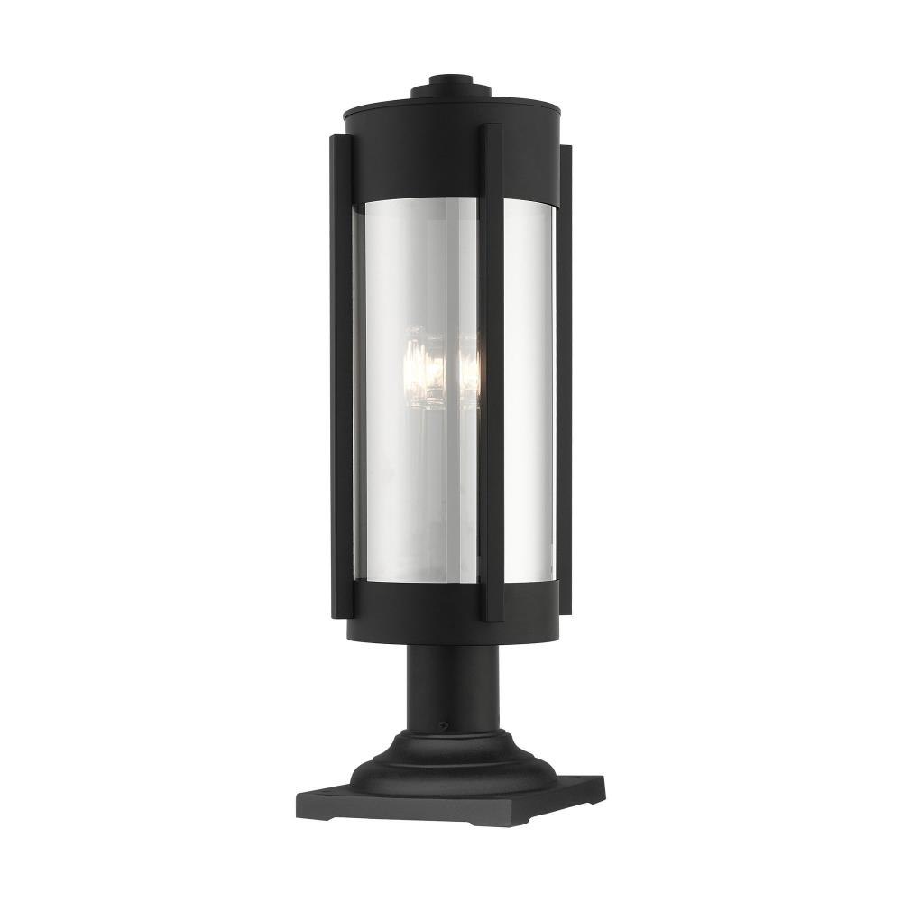Cowslip Newydd 3 Light Outdoor Post Top Lantern 8.63 x 22 Inches